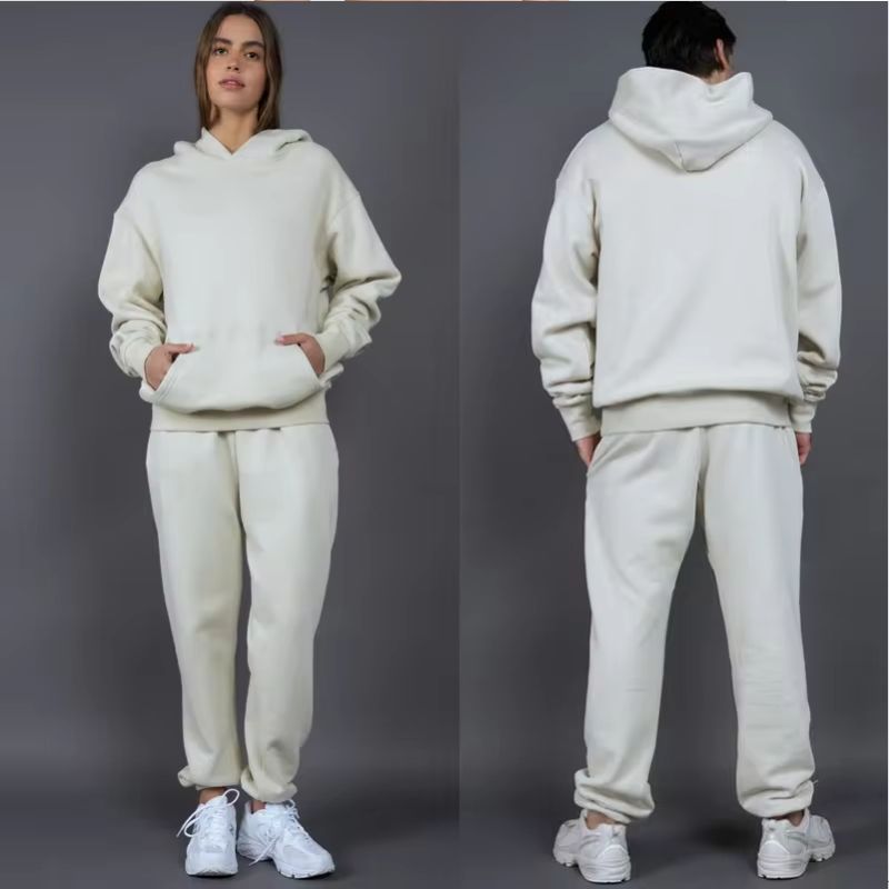 Lifestyle Oversize Fleece Hoodies and Pants Set 400G