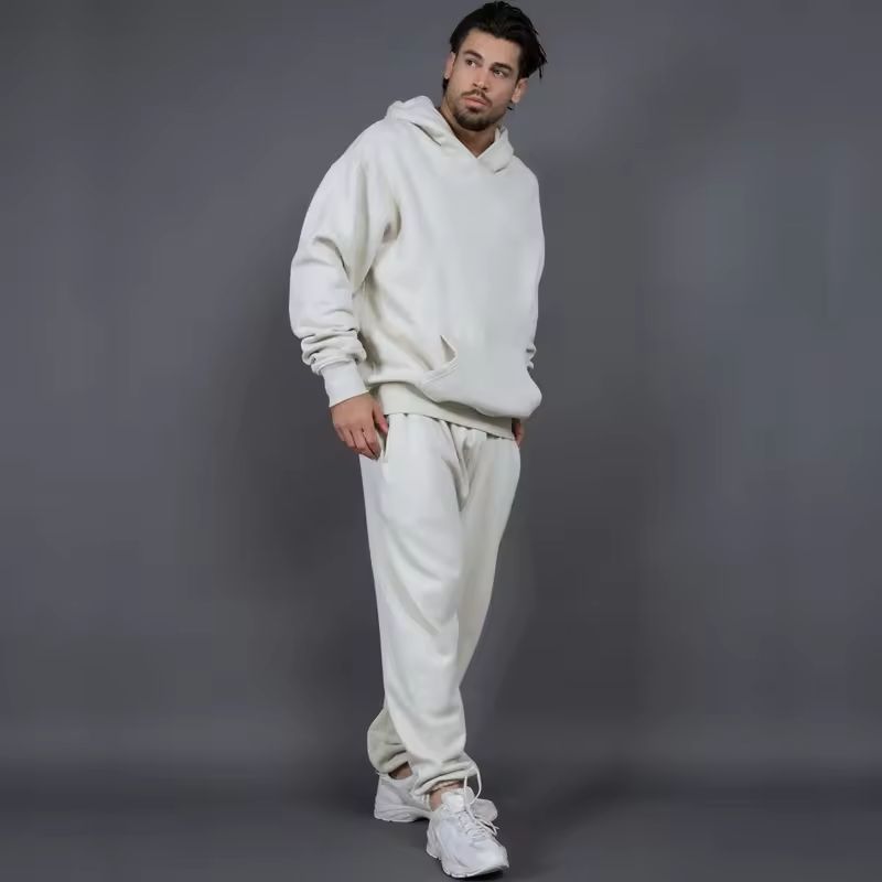Lifestyle Oversize Fleece Hoodies and Pants Set 400G