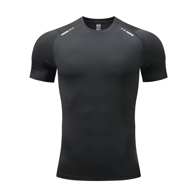 Compression Sports Short Sleeve T Shirts Breathable Quick Dry