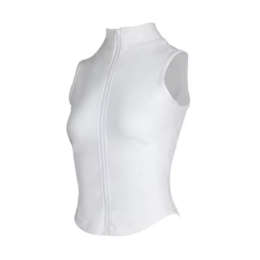 Women Sports Crop Vest Jacket
