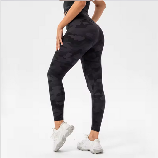 Camouflage Tights High Waist Butt Lifting Leggings