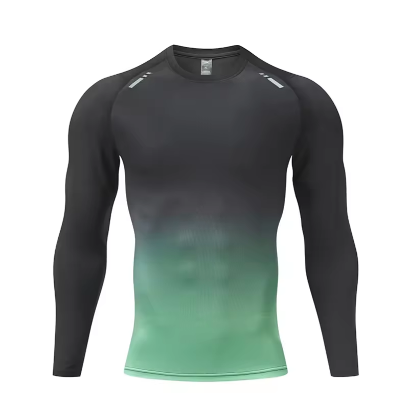 Compression Sports Long Sleeve T Shirts Breathable Quick Dry